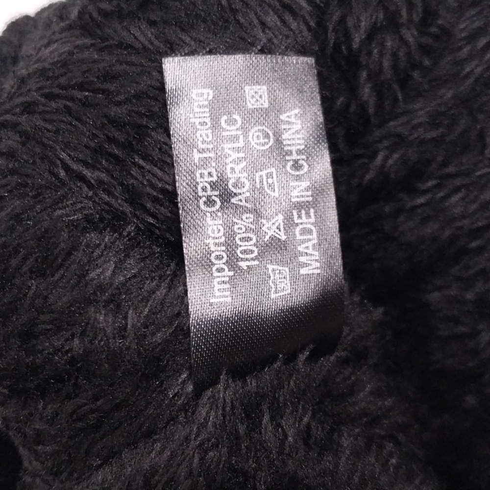 Womens Beanie Warm Hat Fuzzy Knit Ball Cap - Picture 11 of 13